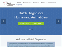 Tablet Screenshot of dutch-diagnostics.com