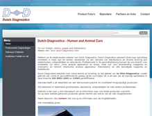 Tablet Screenshot of dutch-diagnostics.nl